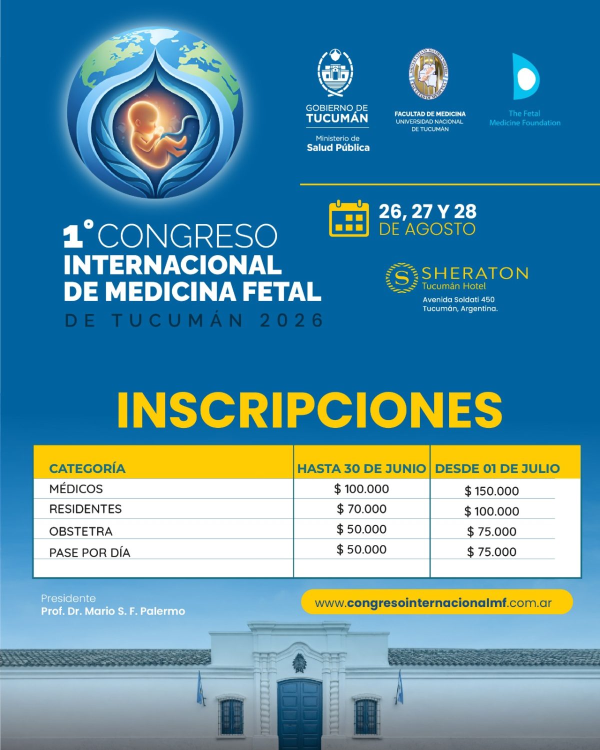 Inscribite al Congreso Internacional de Medicina Fetal en 2026 - I ...
